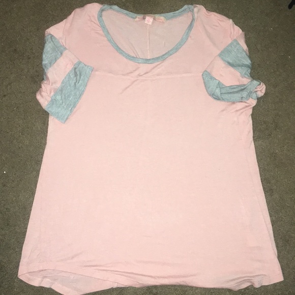 Tops - Pink + Grey Tee